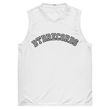 Load image into Gallery viewer, DTD RECORDS BASKETBALL JERSEY WHITE
