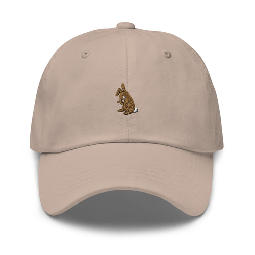 SAD BUNNY EMBROIDERED DAD HAT