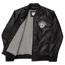 Load image into Gallery viewer, DTD RECORDS LEATHER BOMBER JACKET