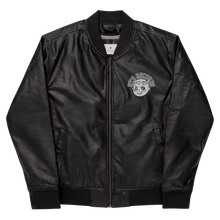 Load image into Gallery viewer, DTD RECORDS LEATHER BOMBER JACKET