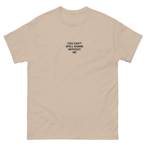 EMBROIDERED SHAME T