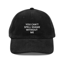Load image into Gallery viewer, EMBROIDERED SHAME CORDUROY DAD HAT