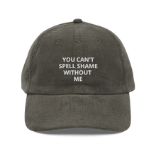 Load image into Gallery viewer, EMBROIDERED SHAME CORDUROY DAD HAT